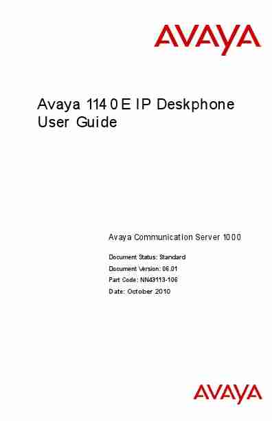 Avaya Cordless Telephone 1140E-page_pdf